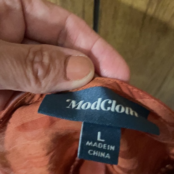 Modcloth top with embroidered lattice - Picture 2 of 3